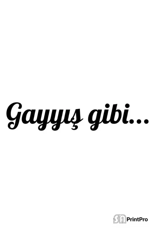 Gayyış Gibi Oto Sticker Araba Cam Siyah 20 X 4 Cm