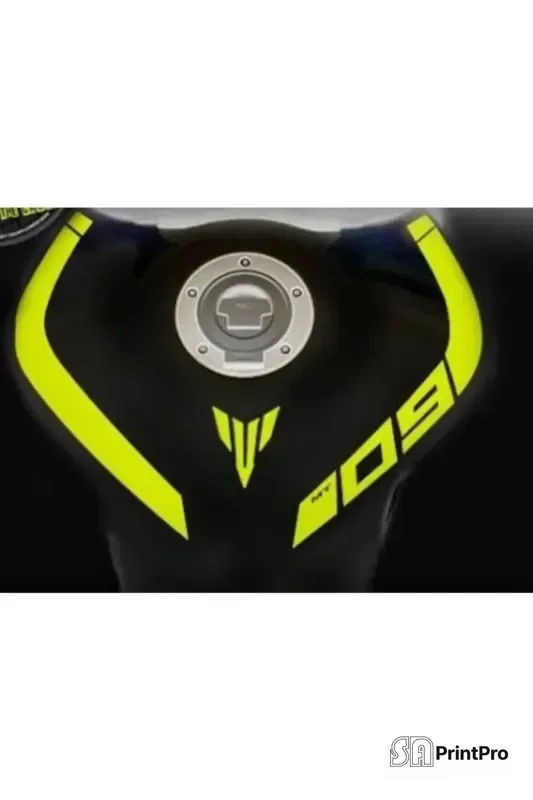 Almany Sticker,Yamaha mt09 depo sticker,neon sarı,mt 09 sticker,floresan sarı