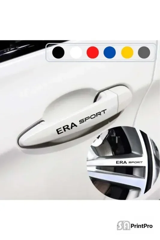 Hyundai Accent Era Uyumlu Kapı Kolu Ve Jant Sticker 10 Adet