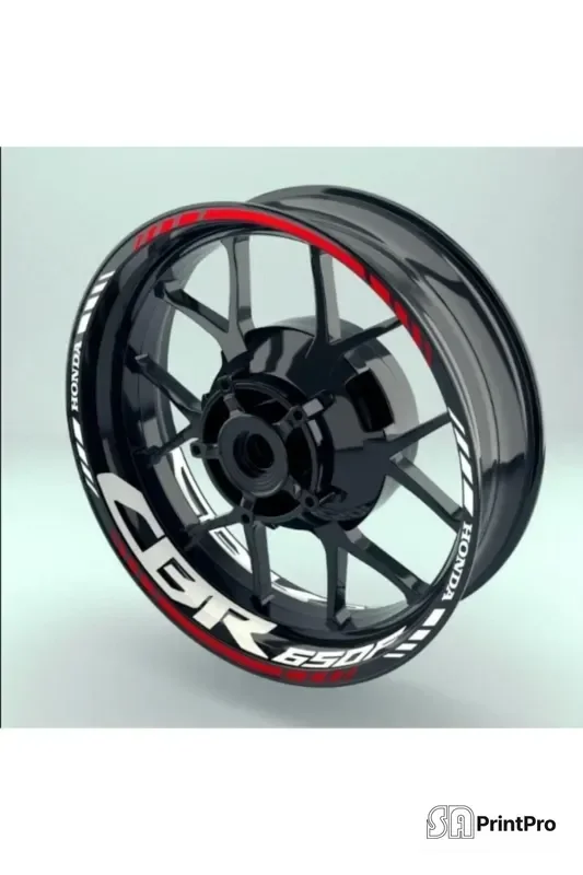 Cbr650f Jant Şeridi | Reflektif Motosiklet Jant Bandı - Motosiklet Reflektif Sticker SA Printpro