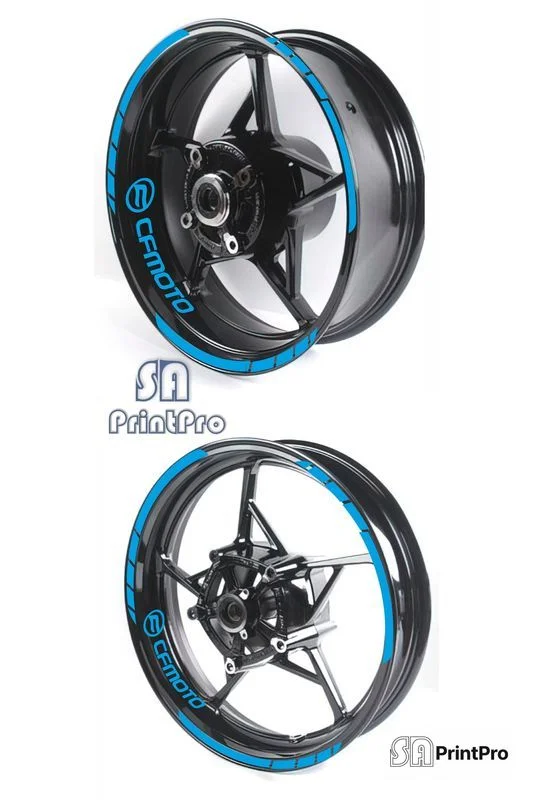 cf moto nk sr Uyumlu jant şeridi etiket sticker