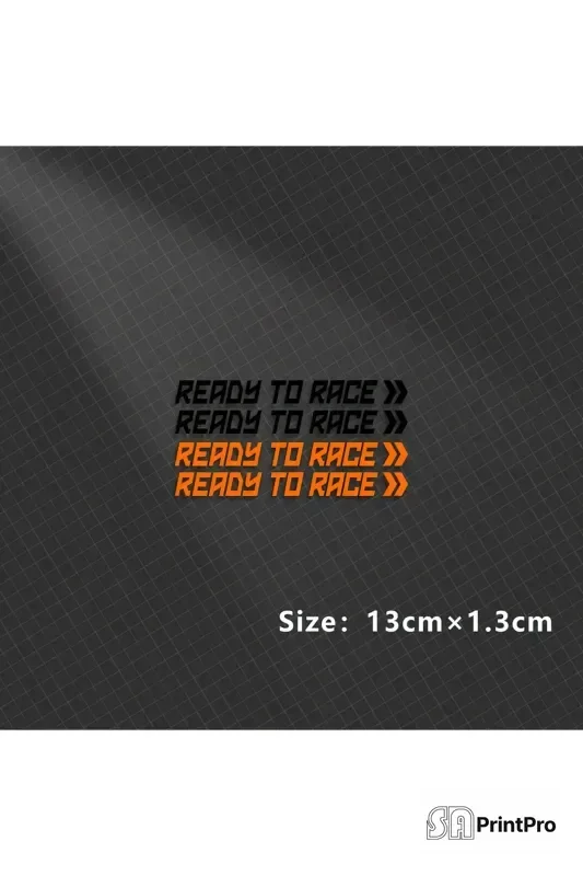 ktm sticker ktm etiket yapıştırma, Ready To Race sticket ktm